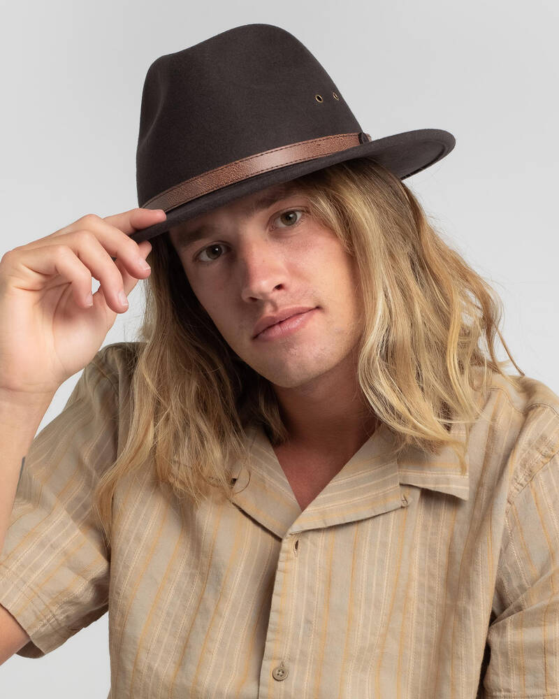 Billy Bones Club Brown Sugar Felt Hat for Mens