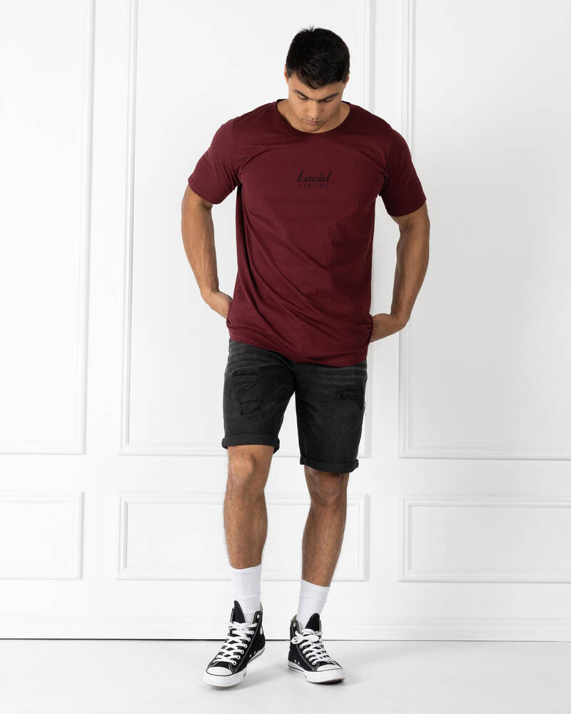 Lucid Venice Denim Walk Shorts for Mens