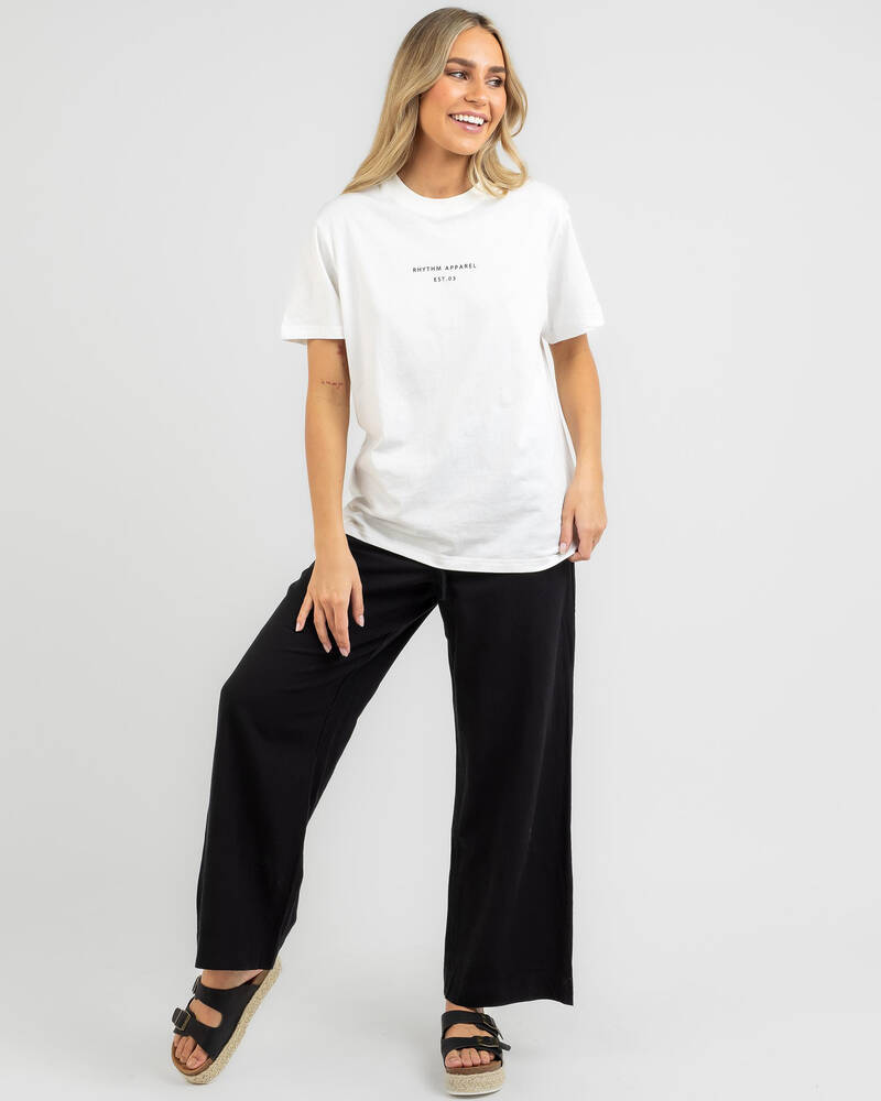 Rhythm Classic Brand T-Shirt for Womens