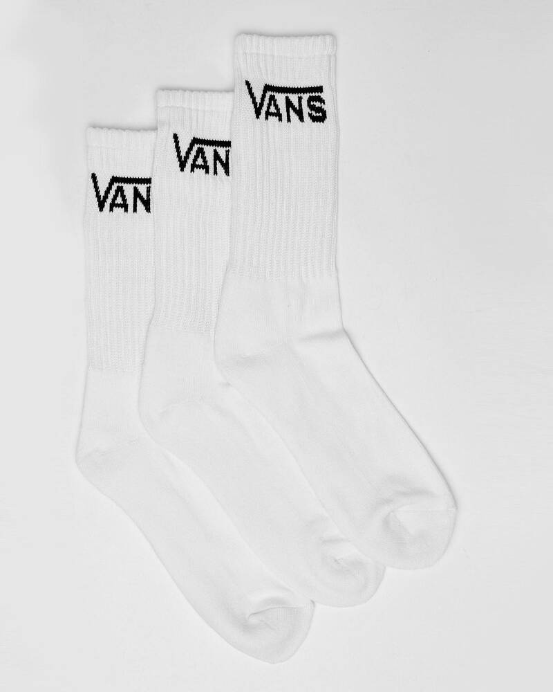 Vans Classic Crew Socks 3 Pack S/M for Mens