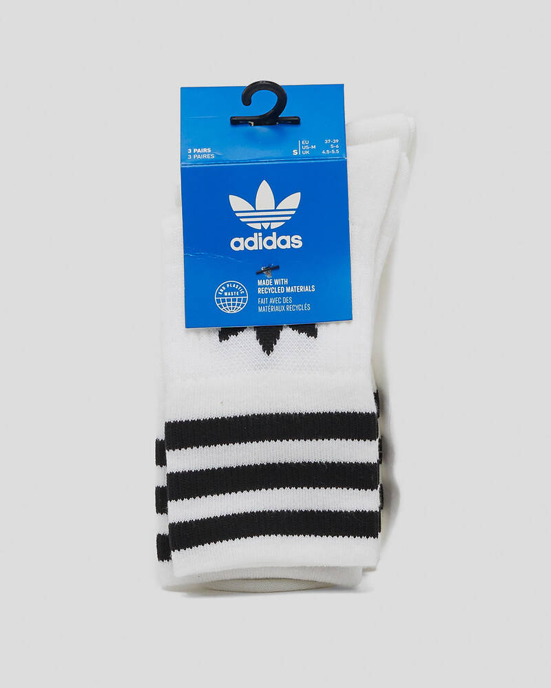 adidas Boys' Mid Cut Crew Socks for Mens