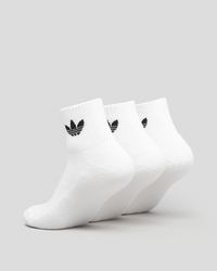 adidas Boys' Mid Ankle Socks 3 Pack for Mens image number null