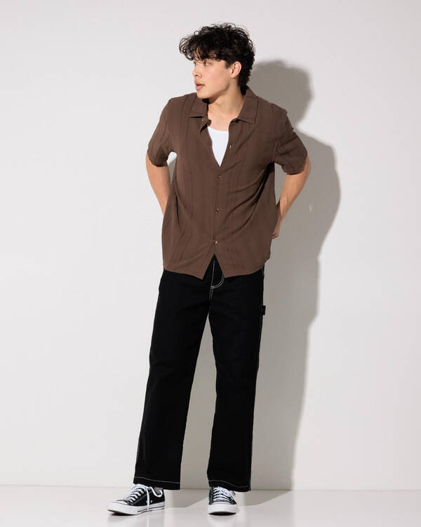 Rhythm Sundown Short Sleeve Shirt for Mens