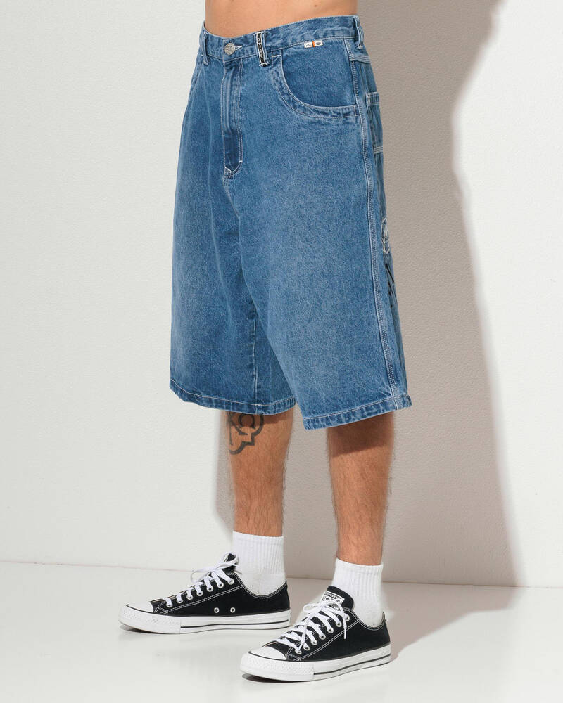 Rusty Slappa Denim Shorts for Mens