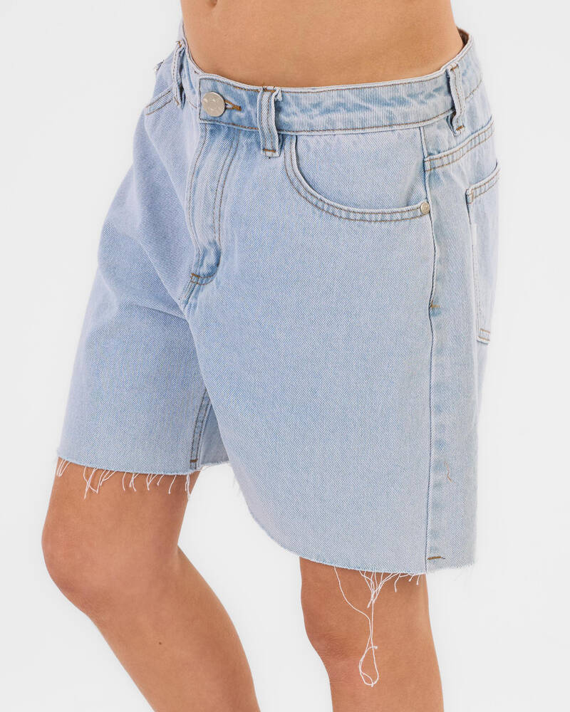 DESU Girls' Ryder Mid Denim Shorts for Womens