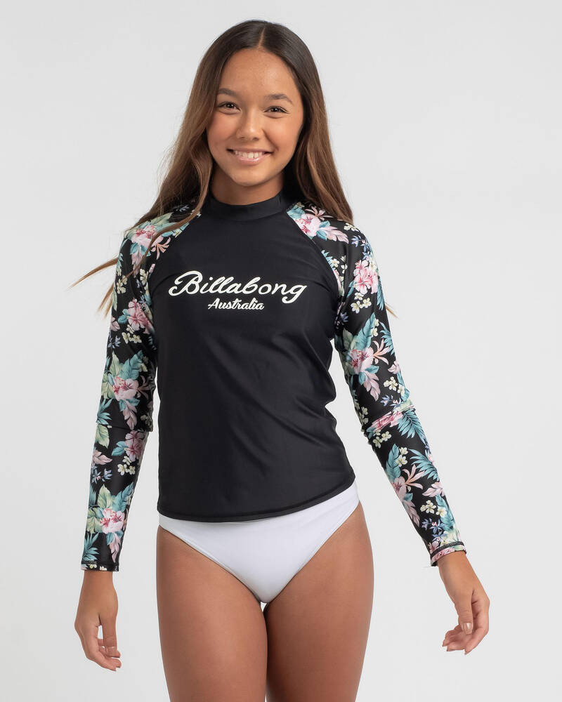 Billabong Girls' Island Dream Long Sleeve Rash Vest for Womens