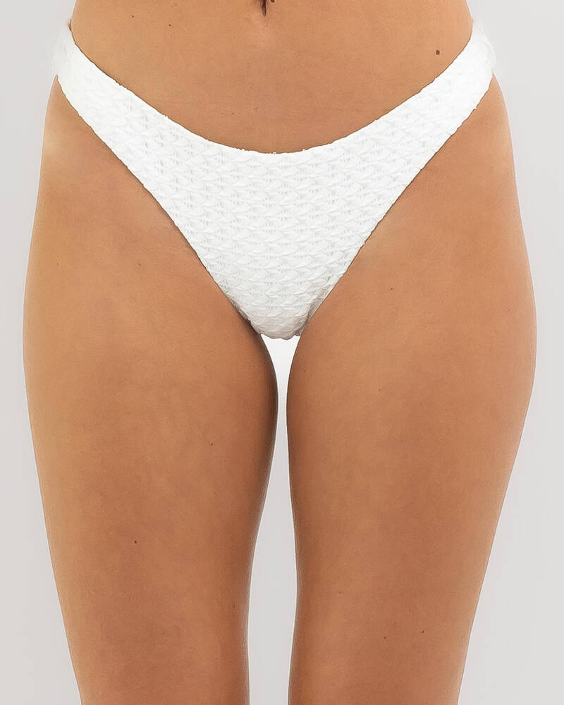 Kaiami Angel Crochet High Cut Bikini Bottom for Womens