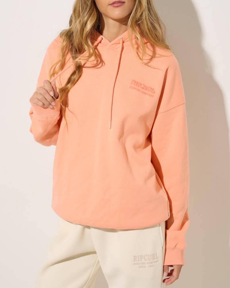 Rip Curl Surf Puff Heritage Hoodie for Womens