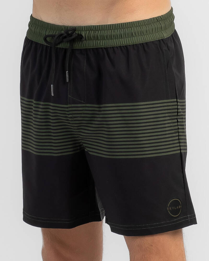 Skylark Striped Mully Shorts for Mens