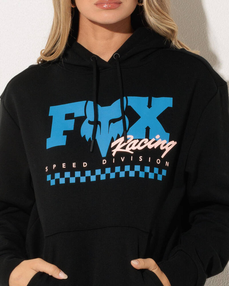 Fox Checker Hoodie for Womens