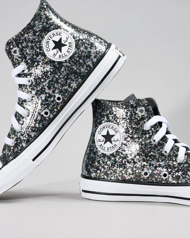 Converse Teen Girls' Chuck Taylor All Star Glitter Shoes for Womens