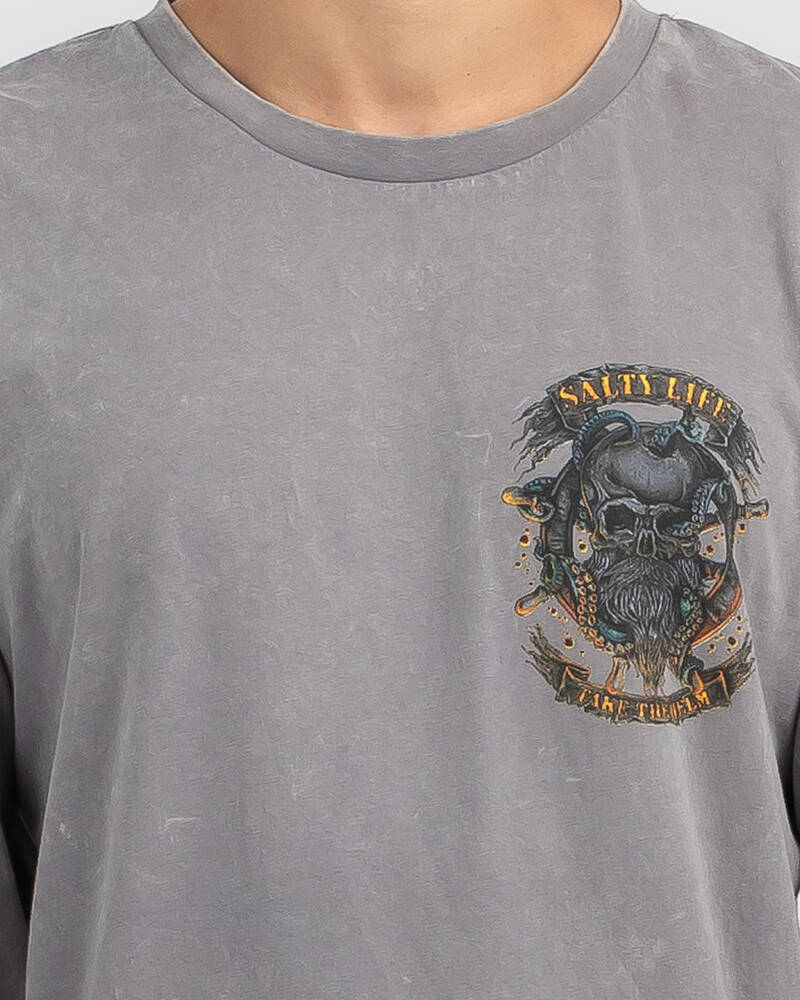 Salty Life Sea Devils Long Sleeve T-Shirt for Mens