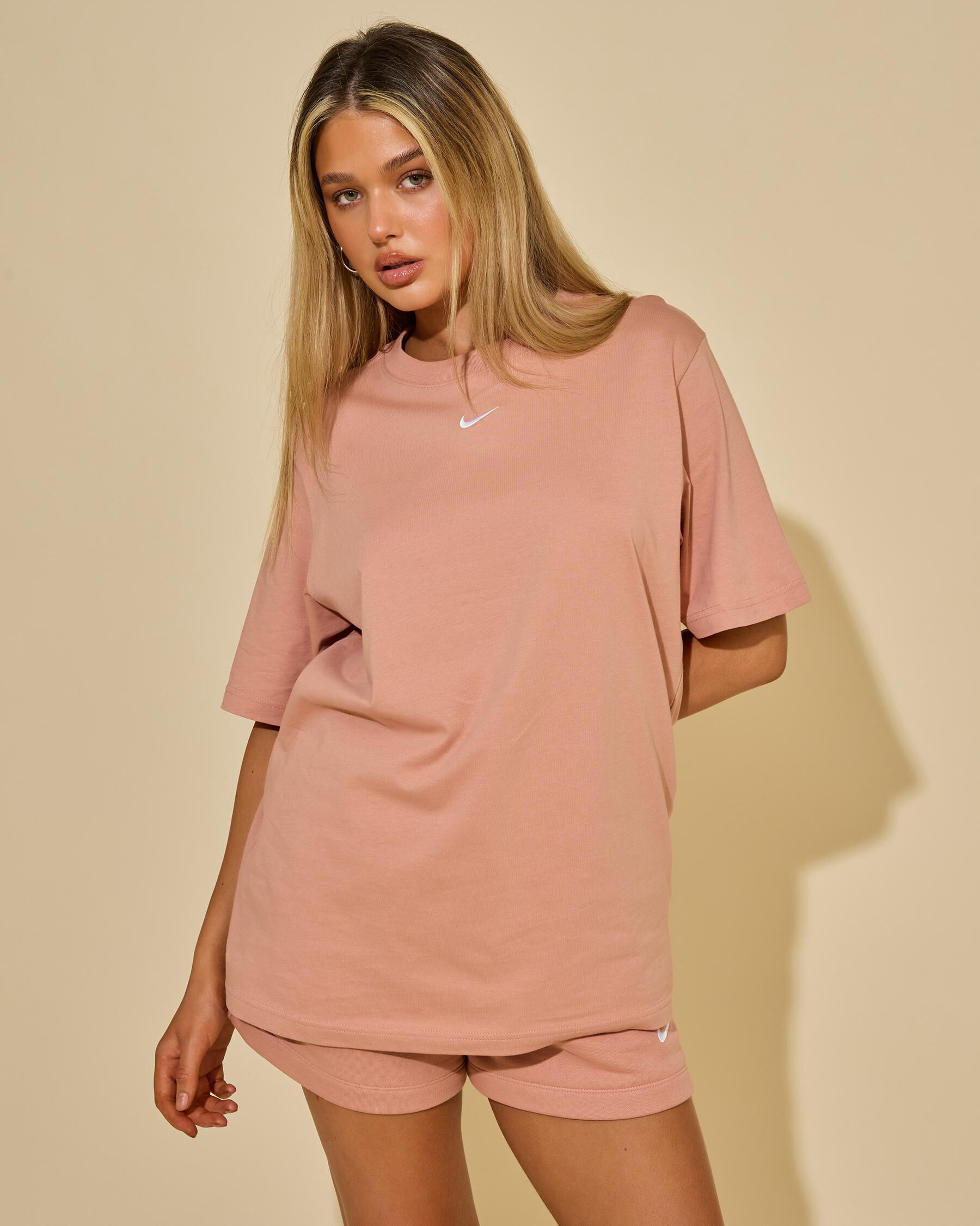 rose gold nike shirt