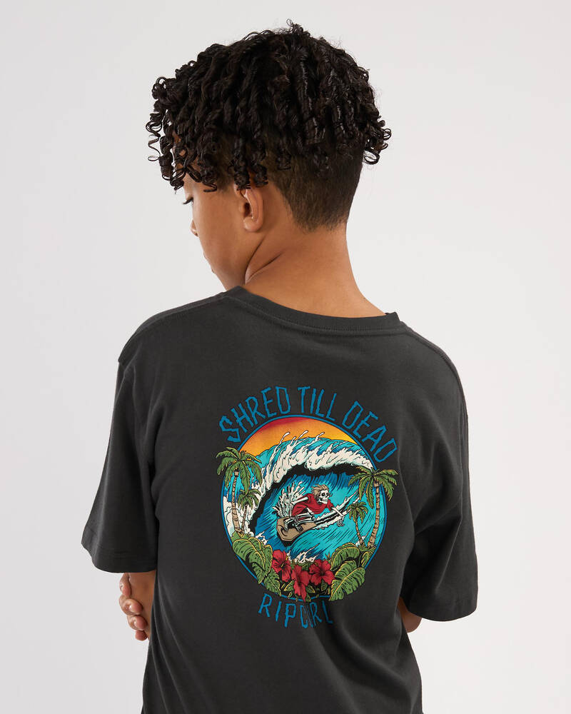 Rip Curl Boys' Shred Til Dead T-Shirt for Mens