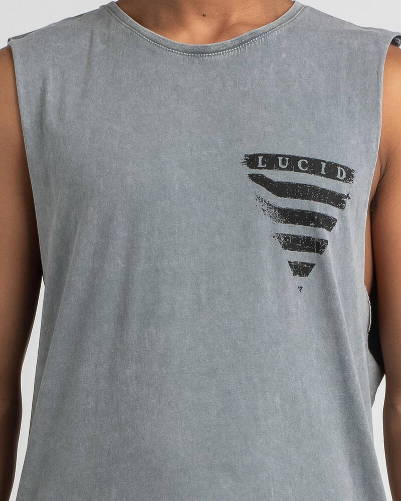 Lucid Painted Muscle Tank for Mens