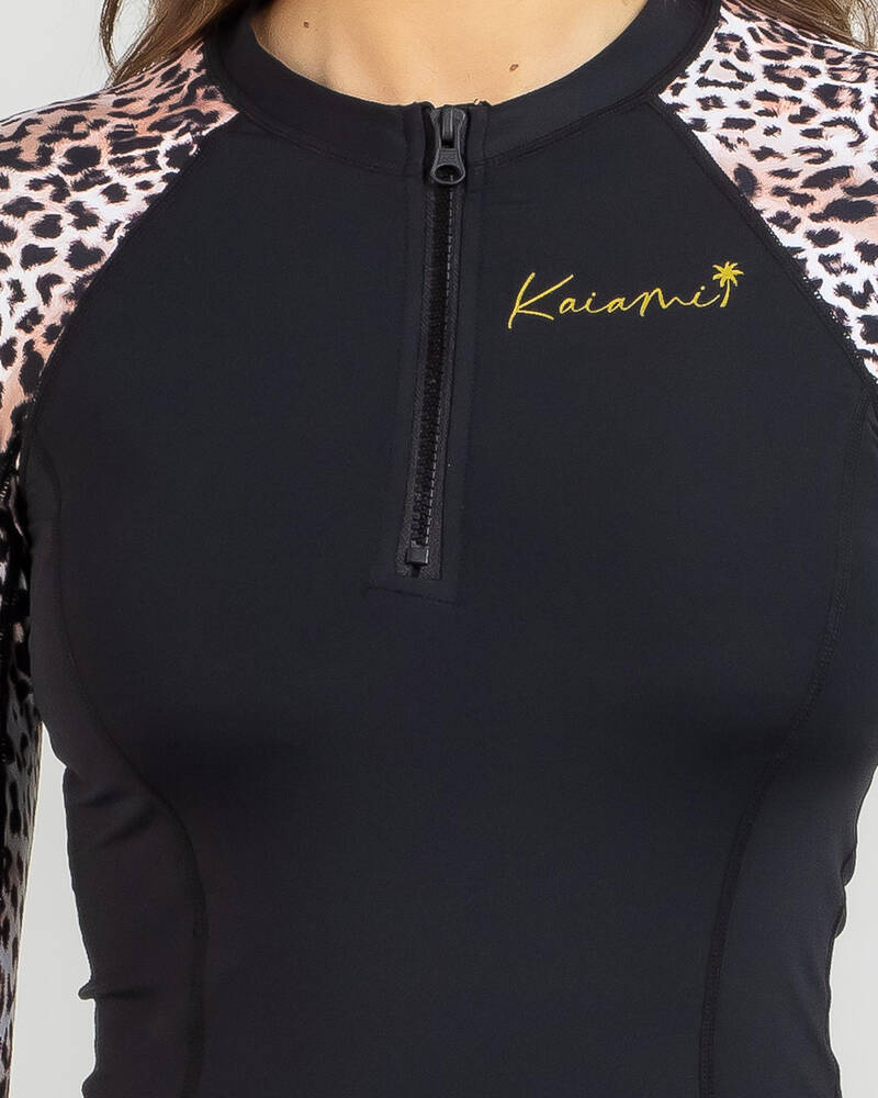 Kaiami Amber Long Sleeve Rash Vest for Womens