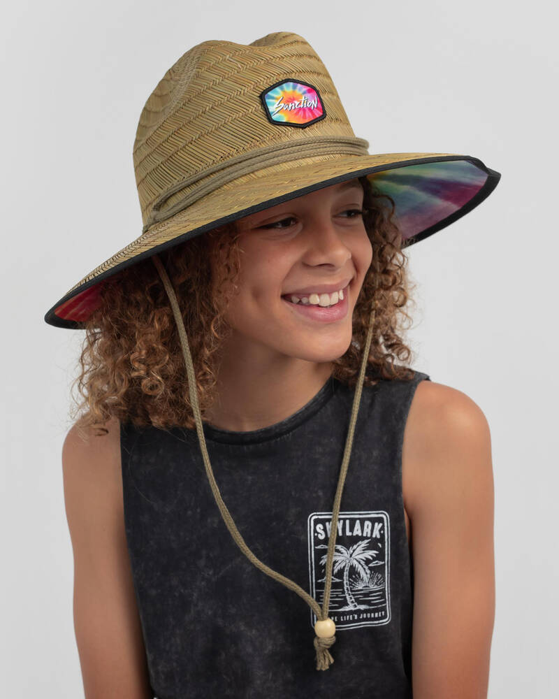 Sanction Boys' Illusion Straw Hat for Mens