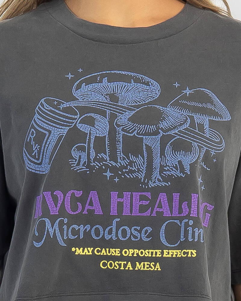 RVCA Healing Half Rummage T-Shirt for Womens