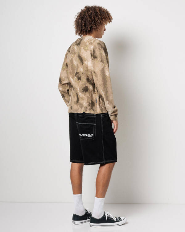 Rusty Flip Daddy Elastic Baggy Shorts for Mens