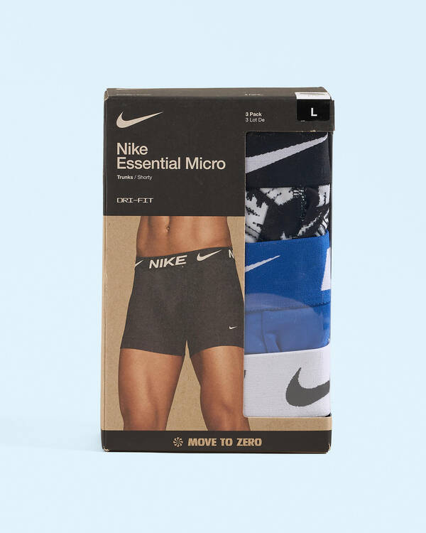 Nike Essential Micro Trunk 3 Pack for Mens
