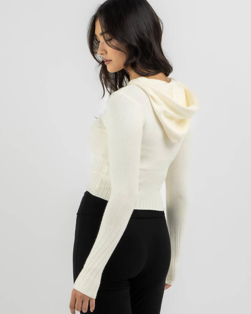 Ava And Ever Cady Hooded Zip Knit Jumper for Womens