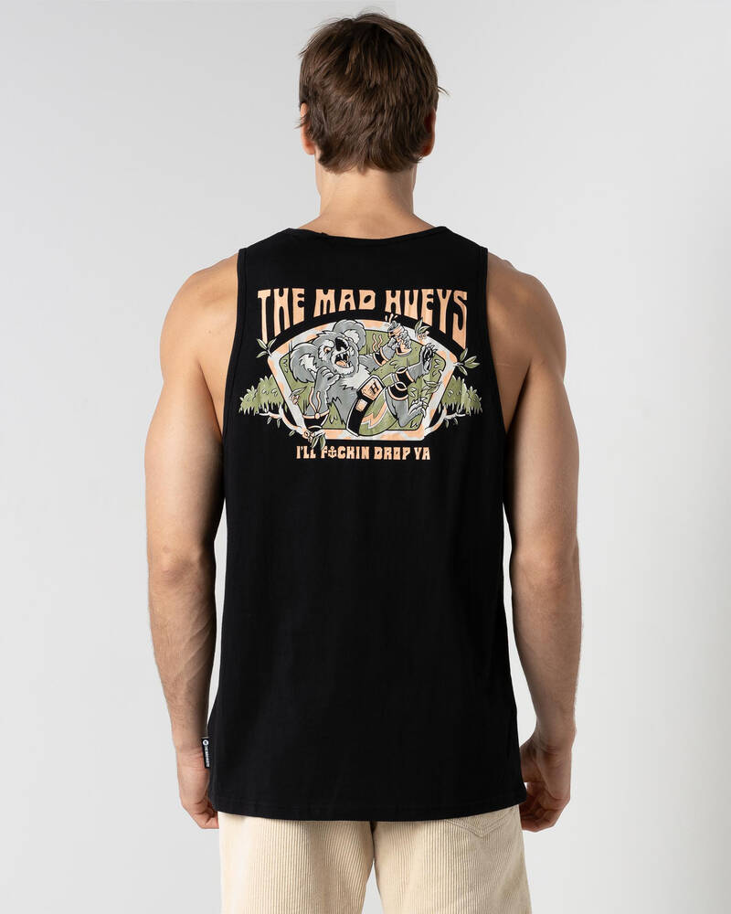 The Mad Hueys Drop Bear Singlet for Mens