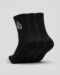 Volcom Boys' Full Stone Socks 3 Pack for Mens image number null