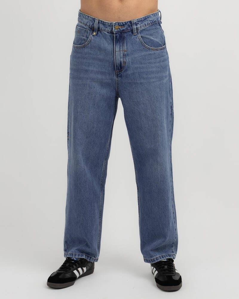 Thrills Big Slacker Denim Jeans for Mens