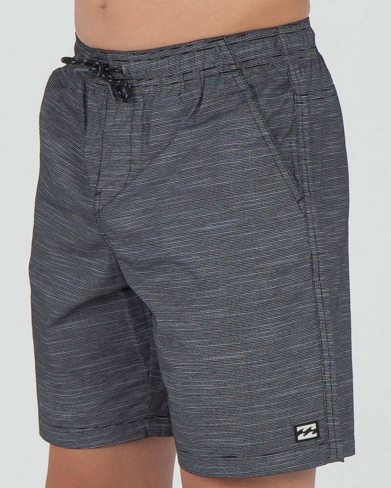 Billabong Boys' Slub Elastic Walk Shorts for Mens