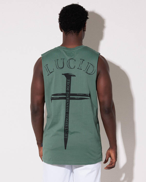 Lucid Nail Bound Muscle Tank for Mens
