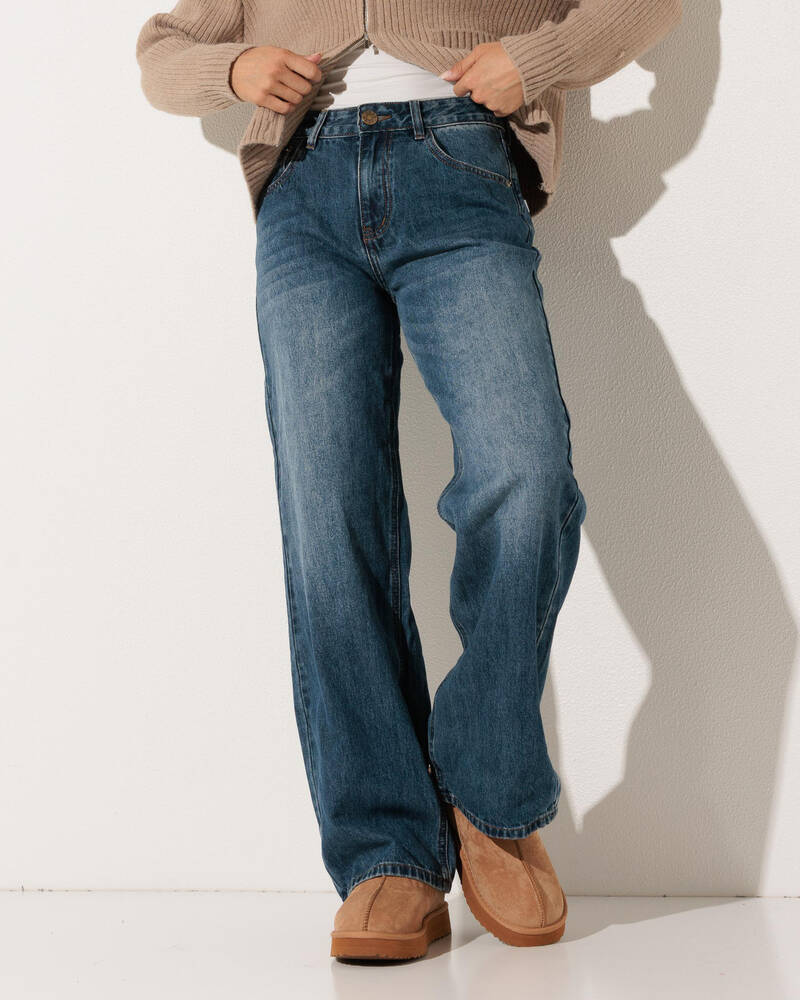 DESU Icon Straight Leg Jeans for Womens