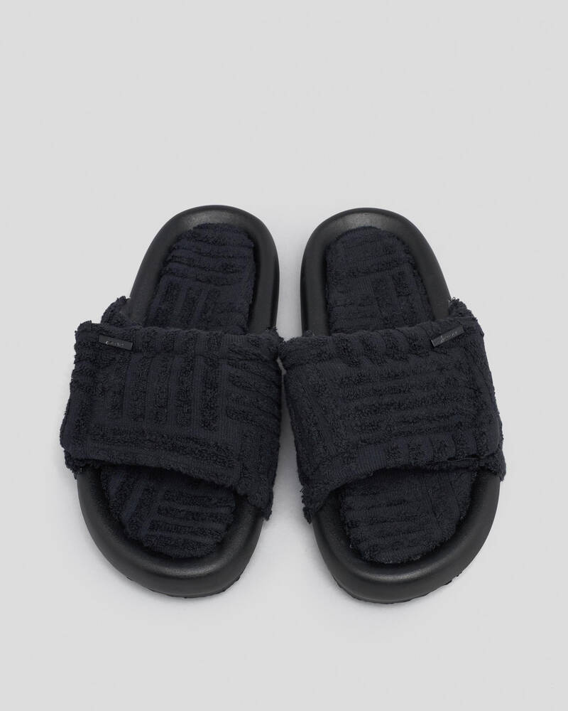 Ava And Ever Veda Towelling Slide Sandals for Womens