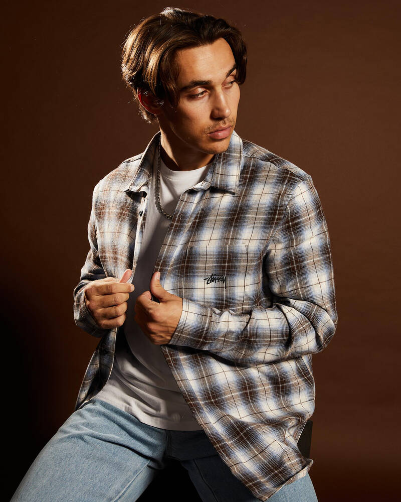 Stussy Stock Check Shirt for Mens