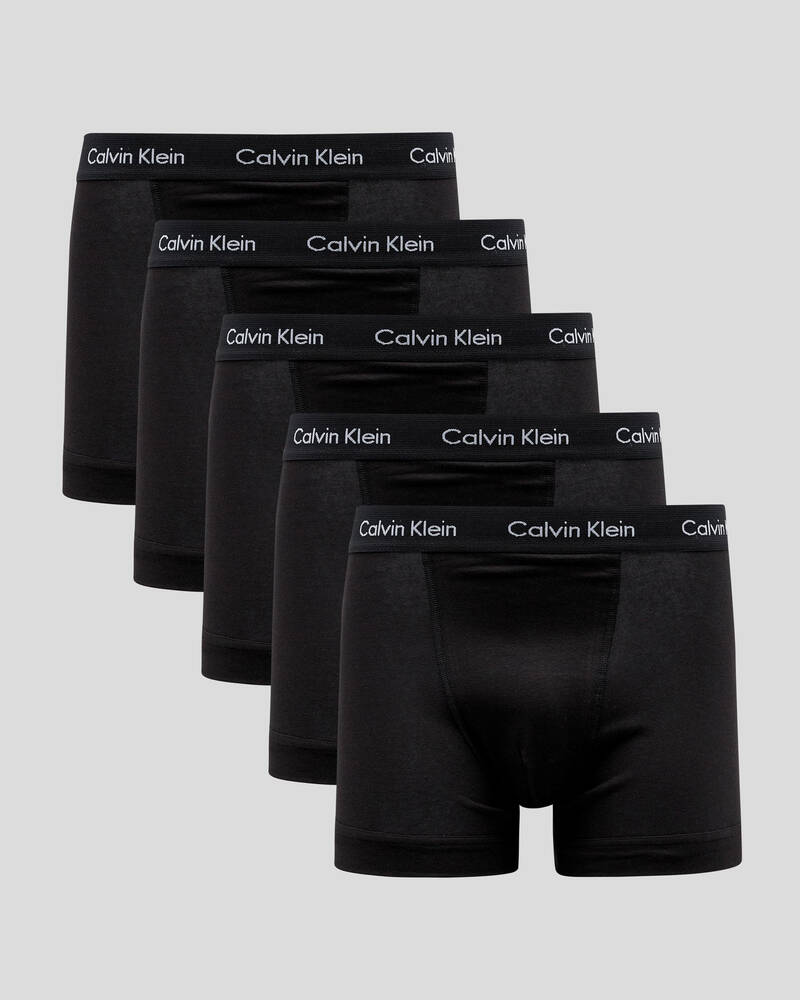 Calvin Klein Cotton Stretch Trunks 5 Pack for Mens