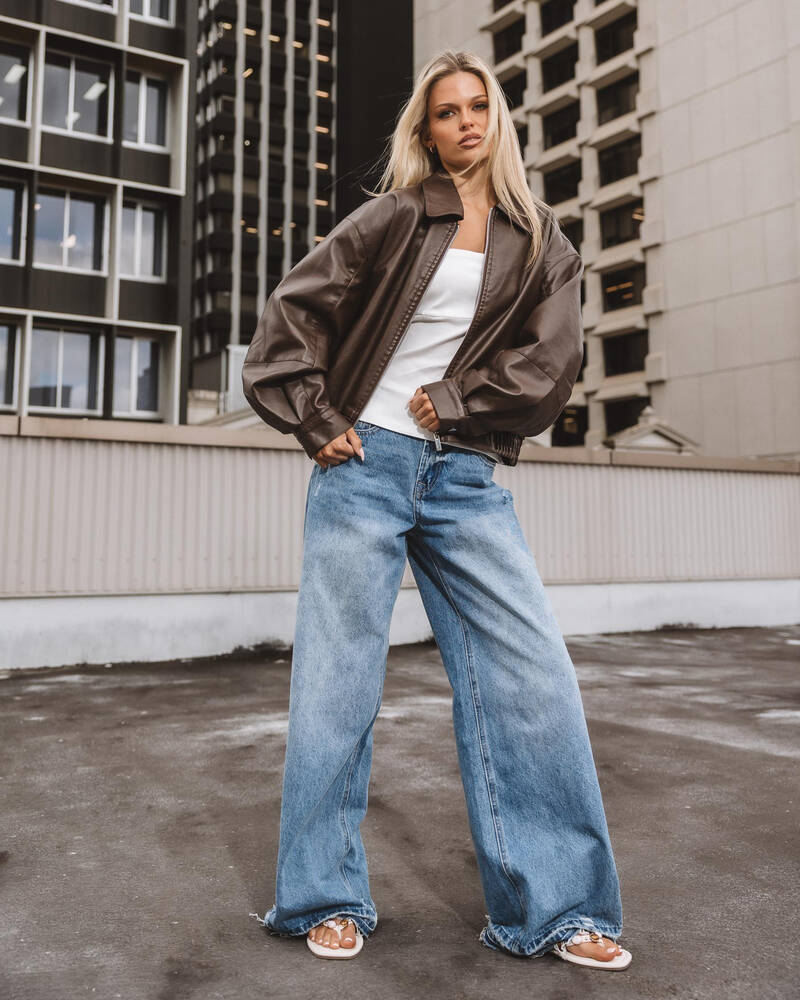 DESU Faith Straight Leg Jeans for Womens