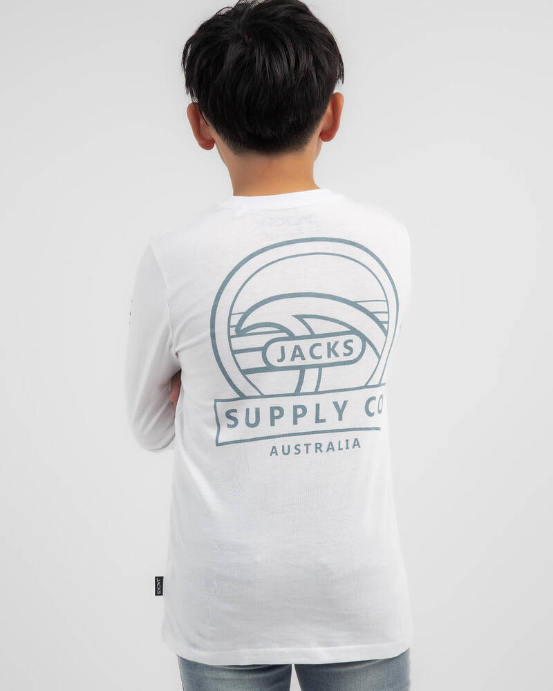 Jacks Boys' Eruption Long Sleeve T-Shirt for Mens