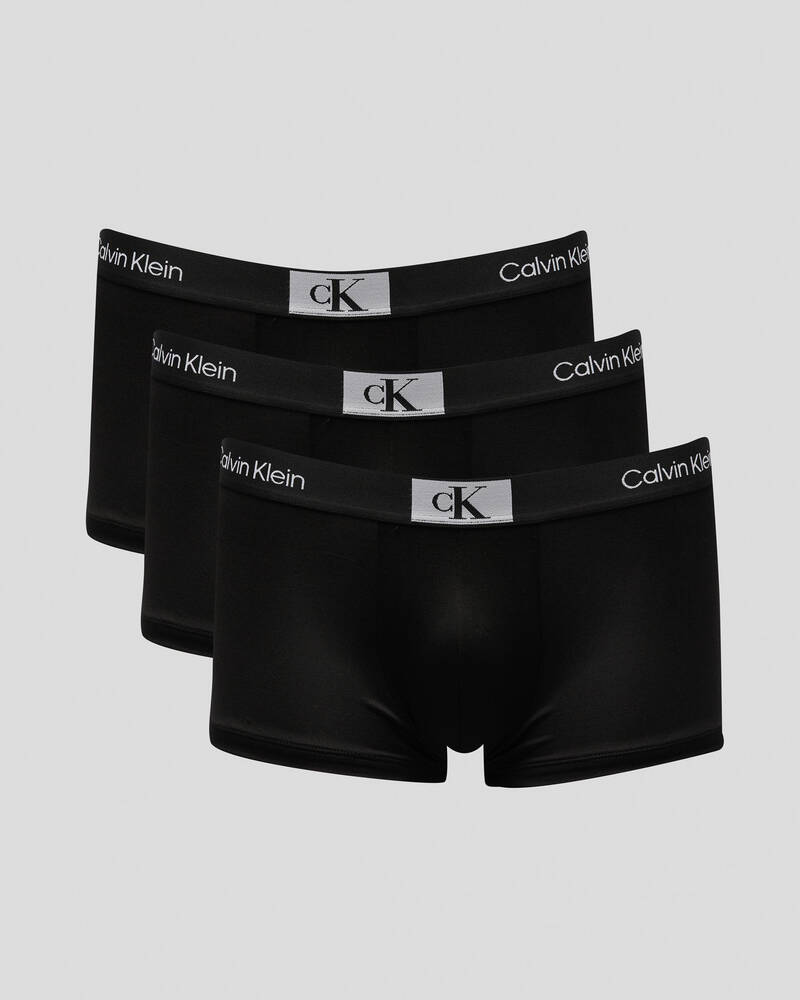 Calvin Klein 96 Micro Low Rise Trunk 3 Pack for Mens