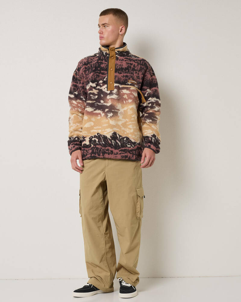 Columbia Helvetia II Printed Half Snap Fleece Sweatshirt for Mens