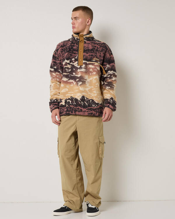 Columbia Helvetia II Printed Half Snap Fleece Sweatshirt for Mens