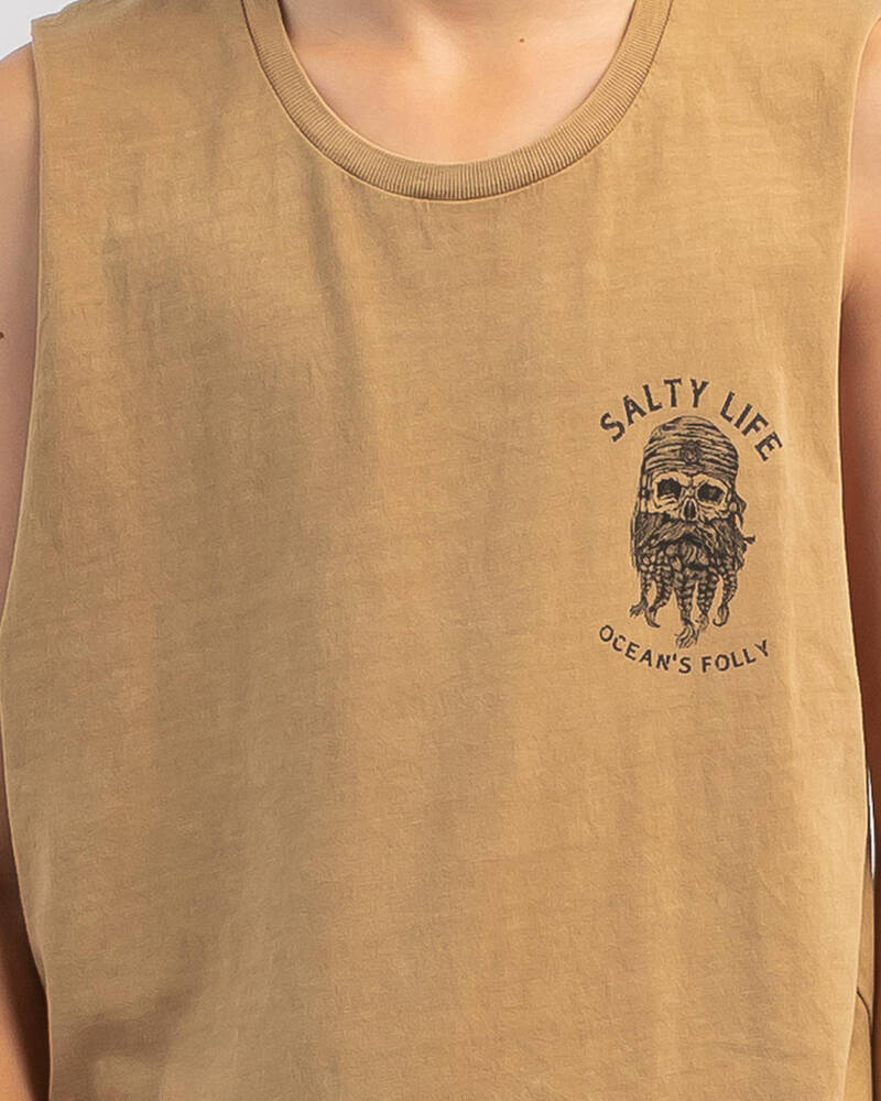 Salty Life Boys' Dutchman Muscle Tank for Mens