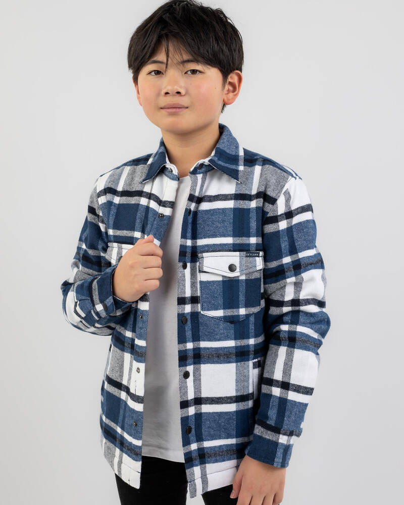 Skylark Boys' Segmented Long Sleeve Shirt for Mens