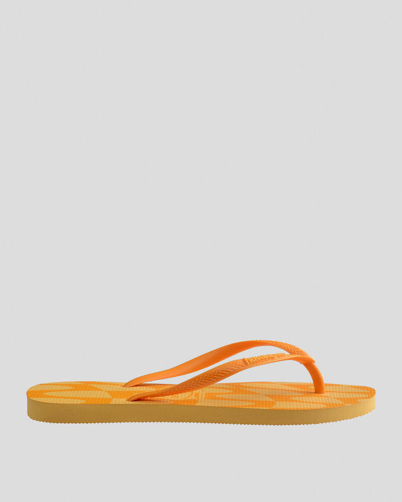 Havaianas Slim Distorted Wave Thongs for Womens