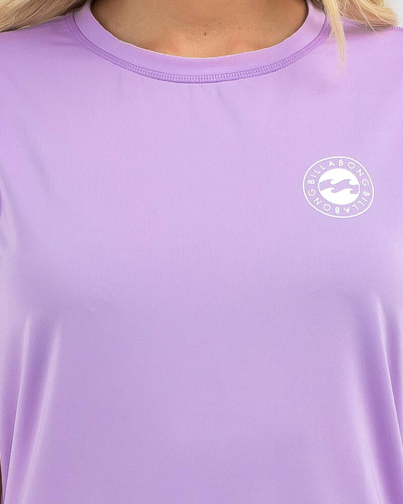 Billabong Sundays Short Sleeve Rash Vest for Womens