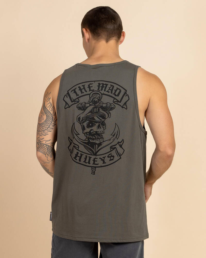 The Mad Hueys Sailor Anchor Singlet Tank for Mens