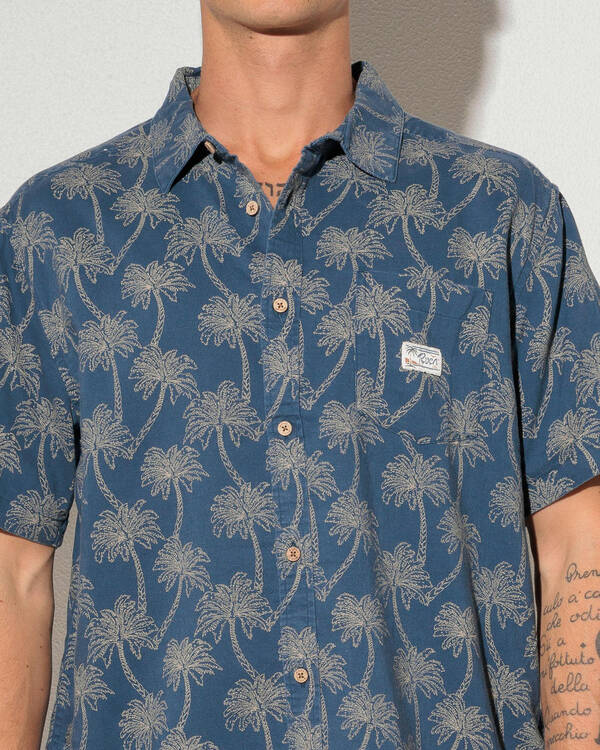 RVCA Exotica Short Sleeve Shirt for Mens