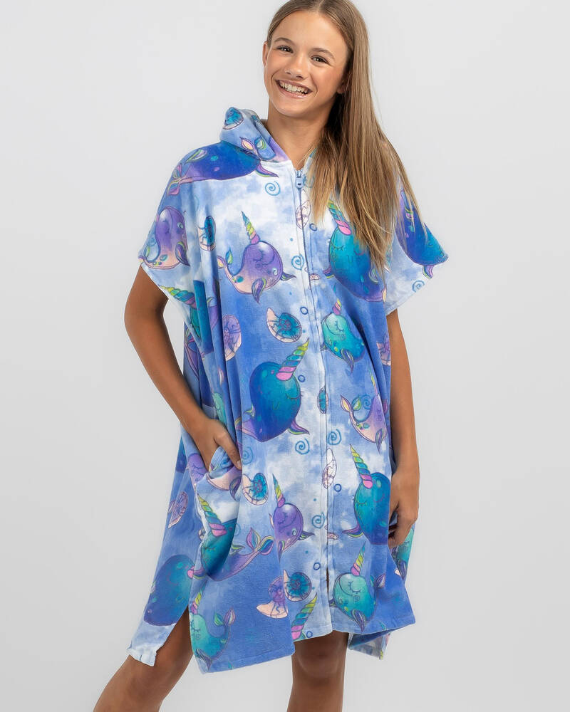 Topanga Girls' Underwater Wonderland Hooded Towel for Womens