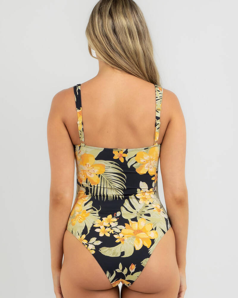Billabong Utopia Kali Gathered DD One Piece Swimsuit for Womens
