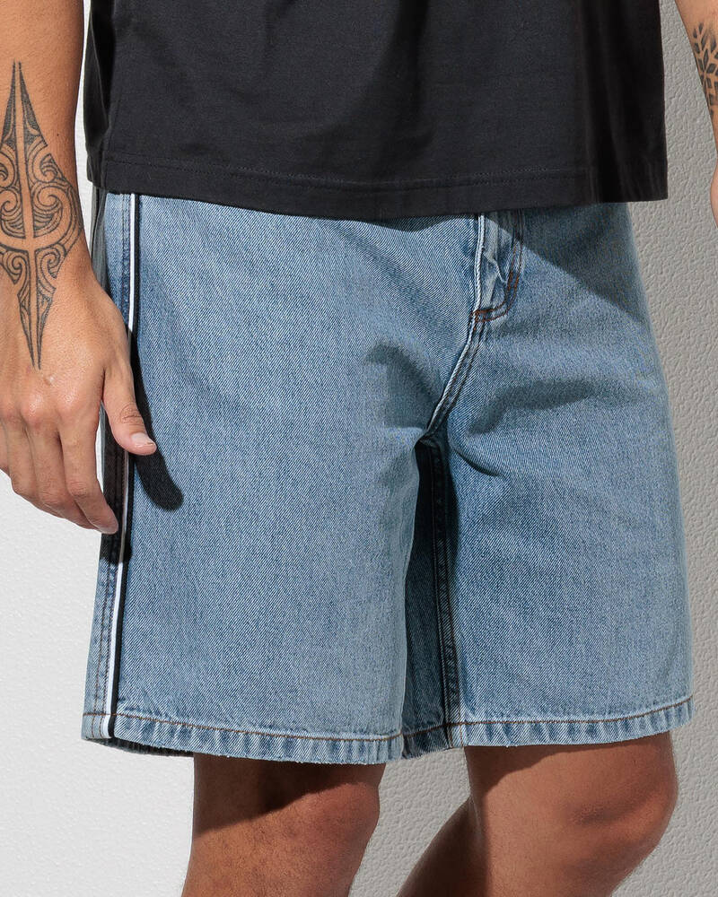 Thrills Heavy Voltage Slacker Relaxed Denim Short for Mens