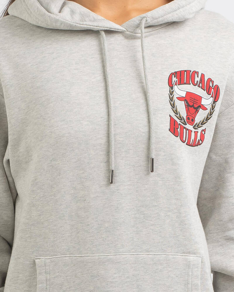 Mitchell & Ness Chicago Bulls Champions Boyfriend Hoodie for Womens