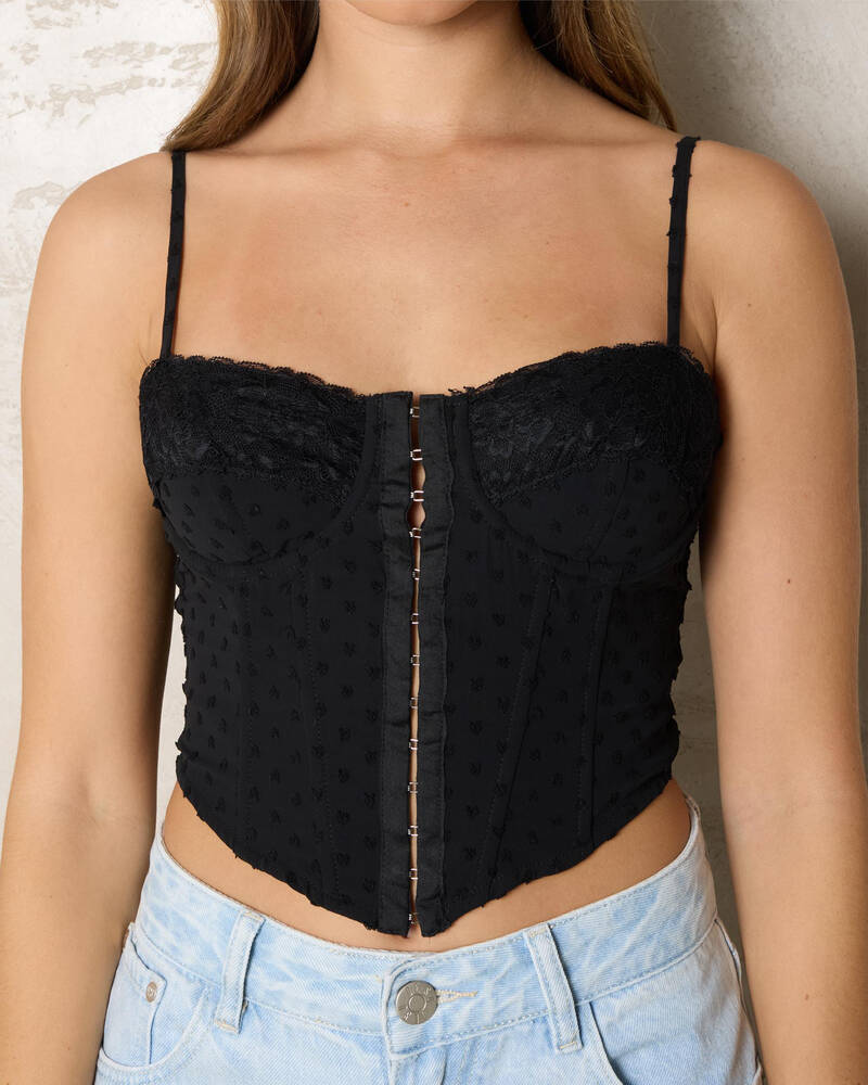 Ava And Ever Lost Love Corset Top for Womens
